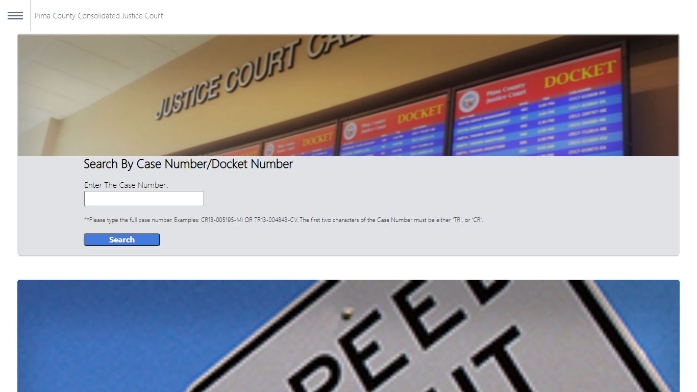 Case Search - Pima County Justice Court